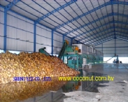 Coconut , Palm fibers Mat Whole Plant Machine